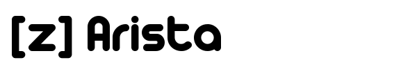 [z] Arista font preview